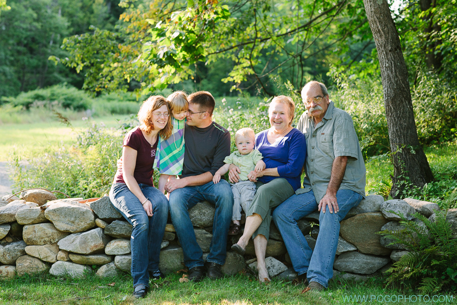 Sweet and casual family photography in Southern Vermont by Pogo Photo