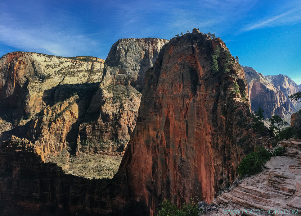 Angels Landing climb in Zion National Park