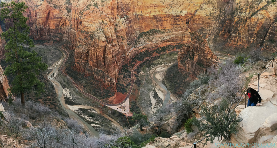 Angels Landing climb in Zion National Park