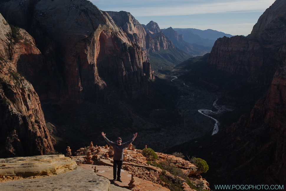 Angels Landing climb in Zion National Park